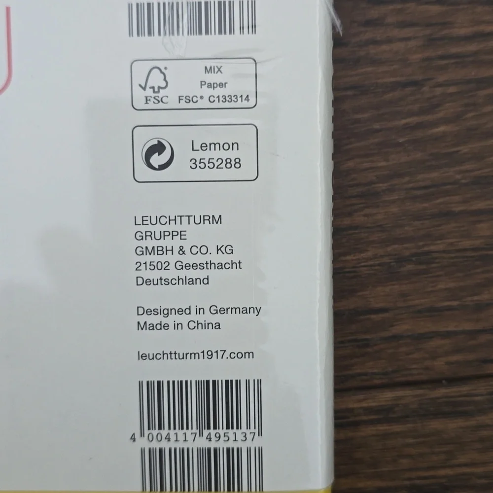 Leuchtturm1917 Lemon Softcover Composition Ruled Journal - Picture 10 of 11